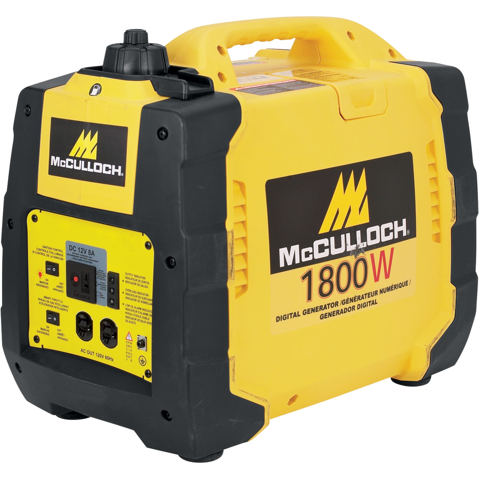 McCulloch Inverter Digital Generator — 1800 Watt, Model# FDD210M0